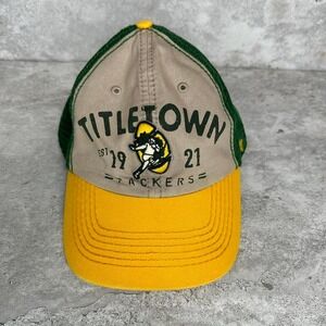 Green and yellow Titletown Packers cap #NFL‎ #Packers